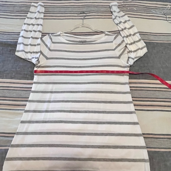 EILEEN FISHER | Med | White & Gray - Picture 3 of 6